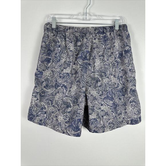 Vintage Columbia Large Purple Floral Printed Shorts Belted - Picture 7 of 15